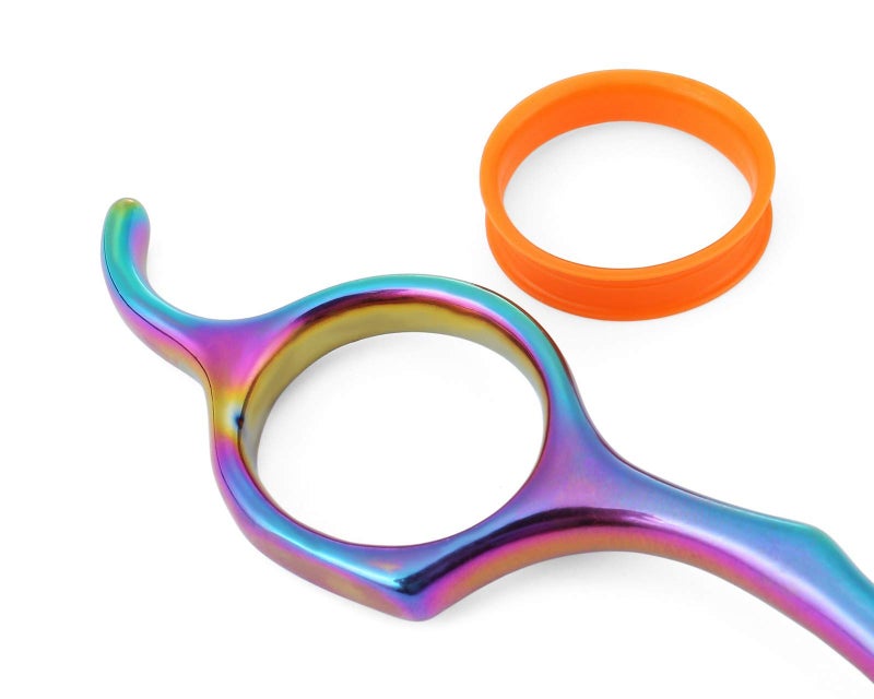 Mogoko Cat Dog Curved Scissors with Safe Round Tip, Stainless Steel Pet Grooming Shears - Image 4